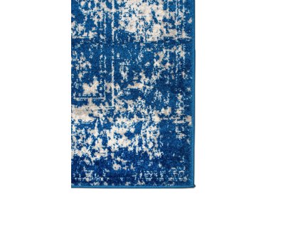 Moderní koberec Alesta - modrý (80x300 cm, vada)
