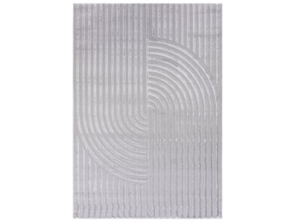 Moderní koberec Hellen - vzor 4 - šedý