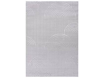 Moderní koberec Hellen - vzor 1 - šedý