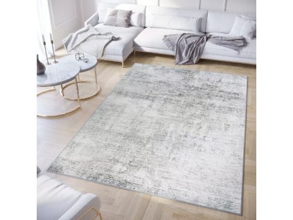 Moderní koberec Devon - abstrakt 2 - šedý