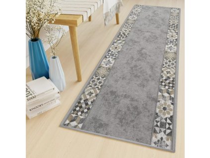 Protiskluzový běhoun na míru Kardinál 29 - šedý