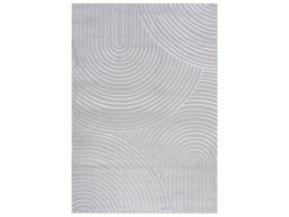 Moderní koberec Hellen - vzor 3 - šedý