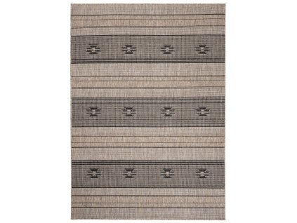 Moderní koberec MESSY - vzor 11 - hnědý