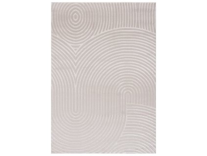 Moderní koberec Hellen - vzor 2 - béžový