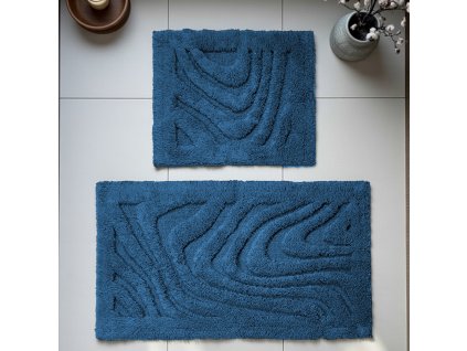 Sada koupelnových koberečků BOSTON 11 - modrá