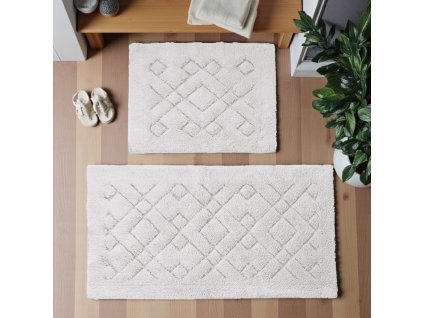 Sada koupelnových koberečků BOSTON 12 - ecru