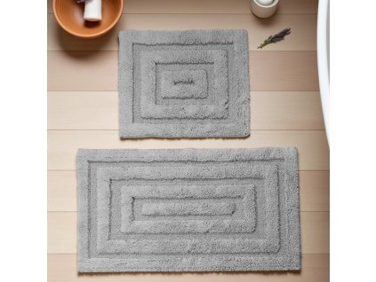 Sada koupelnových koberečků BOSTON 13 - šedá