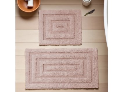 Sada koupelnových koberečků BOSTON 13 - růžová