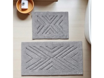 Sada koupelnových koberečků BOSTON 15 - šedá