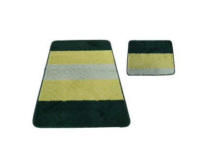 Sada koupelnových koberečků Montana 03 - zelený