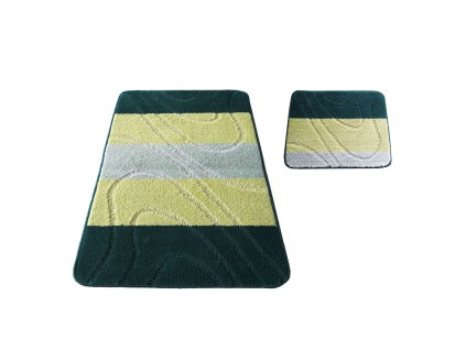 Sada koupelnových koberečků Montana 05 - zelená