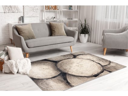 Kusový koberec Fusion - vzor 31 - béžový