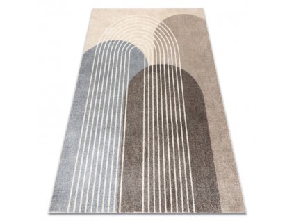 Kusový koberec Fusion - vzor 8 - hnědý
