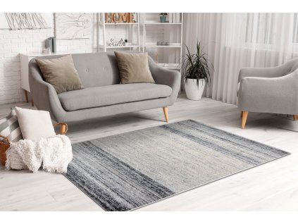 Kusový koberec Fusion - vzor 22 - šedý/béžový
