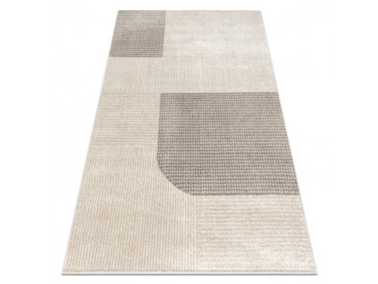Kusový koberec Fusion - vzor 4 - béžový