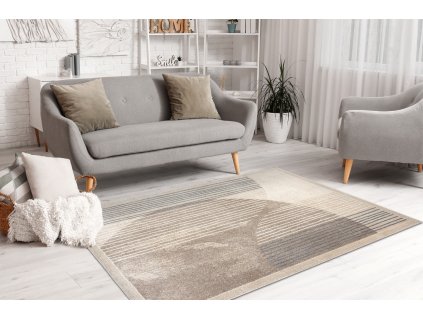 Kusový koberec Fusion - vzor 10 - béžový