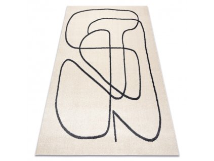 Kusový koberec Fusion - vzor 26 - krémový