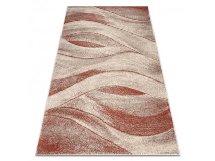 Kusový koberec Fusion - vzor 15 - terakotový