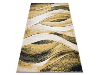 Kusový koberec Fusion - vzor 16 - žlutý