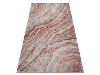 Kusový koberec Fusion - vzor 36 - terakotový