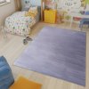 Chlupatý kusový koberec RABBIT - šedý