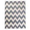 Kusový koberec MAROKO - šedý/bílý - vlnky 1