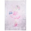 Dětský koberec Emma Kids - zamilovaná baletka - růžový