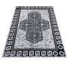 Moderní koberec Atena - geometrické tvary 2 - bílý/černý