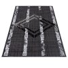 Moderní koberec Atena - čtverce 3 - šedý