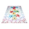 Dětský koberec Emma Kids - barevné puzzle - multicolor