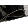Moderní koberec Delhi - vlnky 2 - bílý/černý