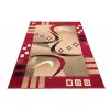 Moderní koberec Atlas - vlnky 1 - červený