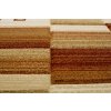 Moderní koberec Antogya - listy a čtverce 1 - hnědý/krémový