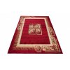 Moderní koberec Atlas - geometrické tvary 1 - červený