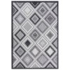 Moderní koberec Aventura - mřížka 1 - šedý