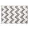 Moderní koberec Bali - vlnky 2 - světle šedý/bílý