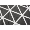 Moderní koberec Bali - trojúhelníky 1 - tmavě šedý