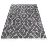 Moderní koberec Aztec - mřížka 1 - tmavě šedý