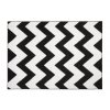 Moderní koberec Bali - vlnky 2 - černý/bílý