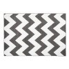Moderní koberec Bali - vlnky 2 - tmavě šedý/bílý