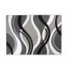 Moderní koberec Tap - vlnky 7 - šedý/bílý