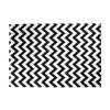 Moderní koberec Tap - vlnky 6 - bílý/černý