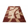 Moderní koberec Tap - geometrické tvary 1 - hnědý