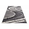 Moderní koberec Tap - vlnky 2 - šedý/krémový