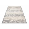 Moderní koberec Cansas - listy 3 - krémový/šedý