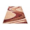 Moderní koberec Tap - vlnky 2 - hnědý