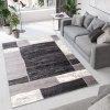 Moderní koberec Tap - obdélníky 2 - krémový/šedý