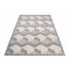 Moderní koberec Cansas - geometrické tvary 1 - krémový/šedý
