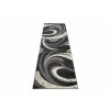 Moderní koberec Tap - vlnky 3 - tmavě šedý