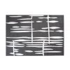 Moderní koberec Tap - čáry 4 - tmavě šedý/bílý